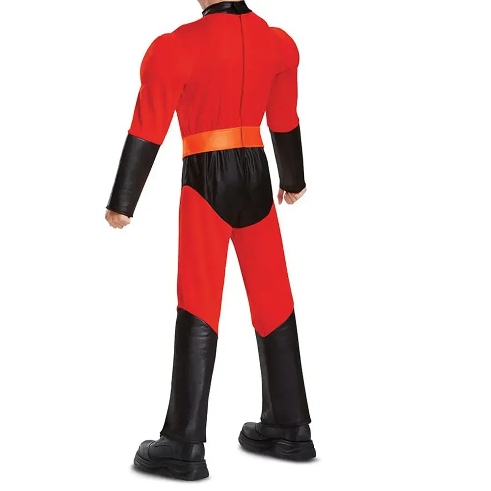 Costume Les Indestructibles Enfant - Combinaison Rouge et Masque