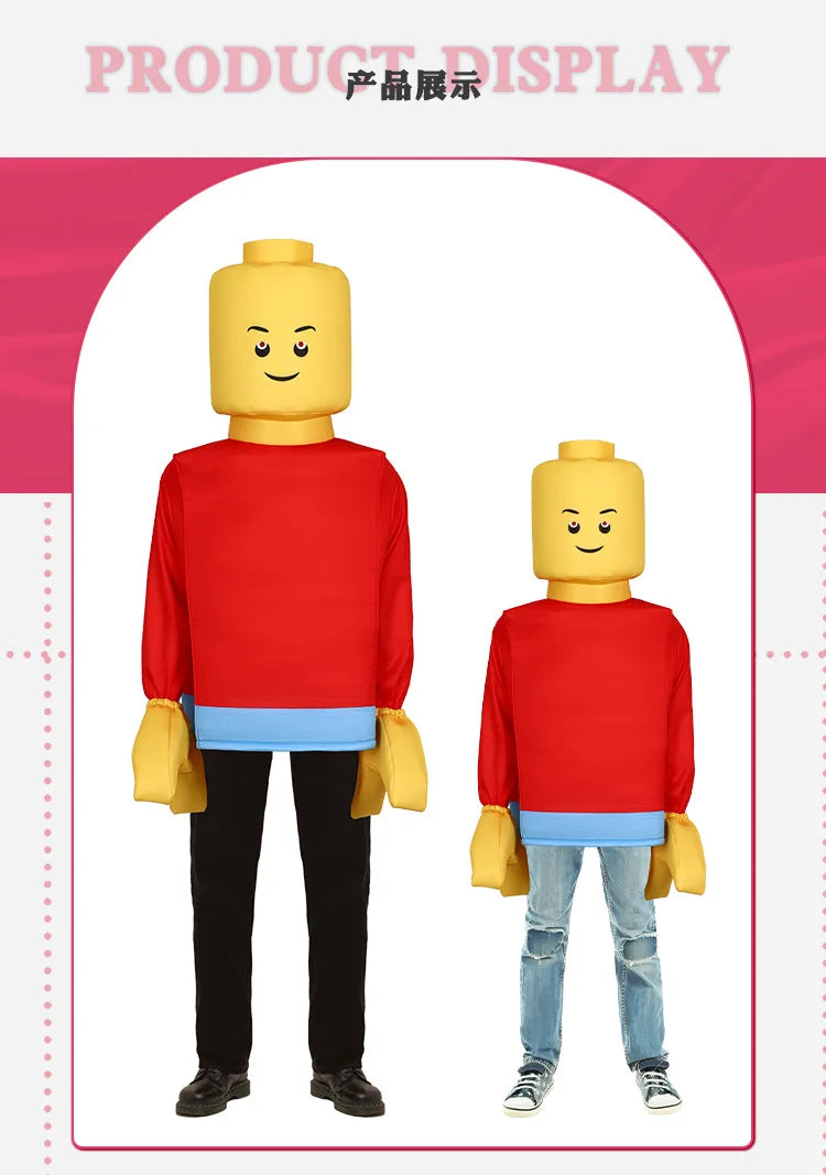 Déguisement LEGO BrickHeadz - Tête Cube