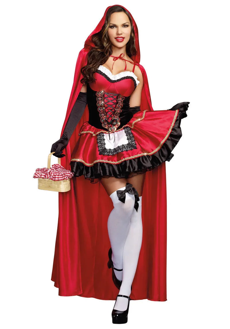 Costume Petit Chaperon Rouge Femme - Cape et Robe