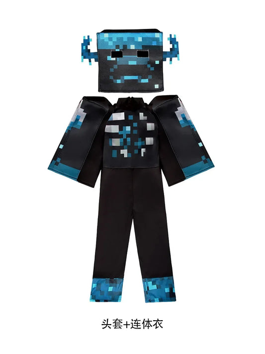 Déguisement Minecraft Enfant - Combinaison et Cagoule