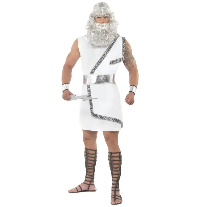 Costume Toga Grecque Zeus & Héra - Dieu et Déesse de l'Olympe