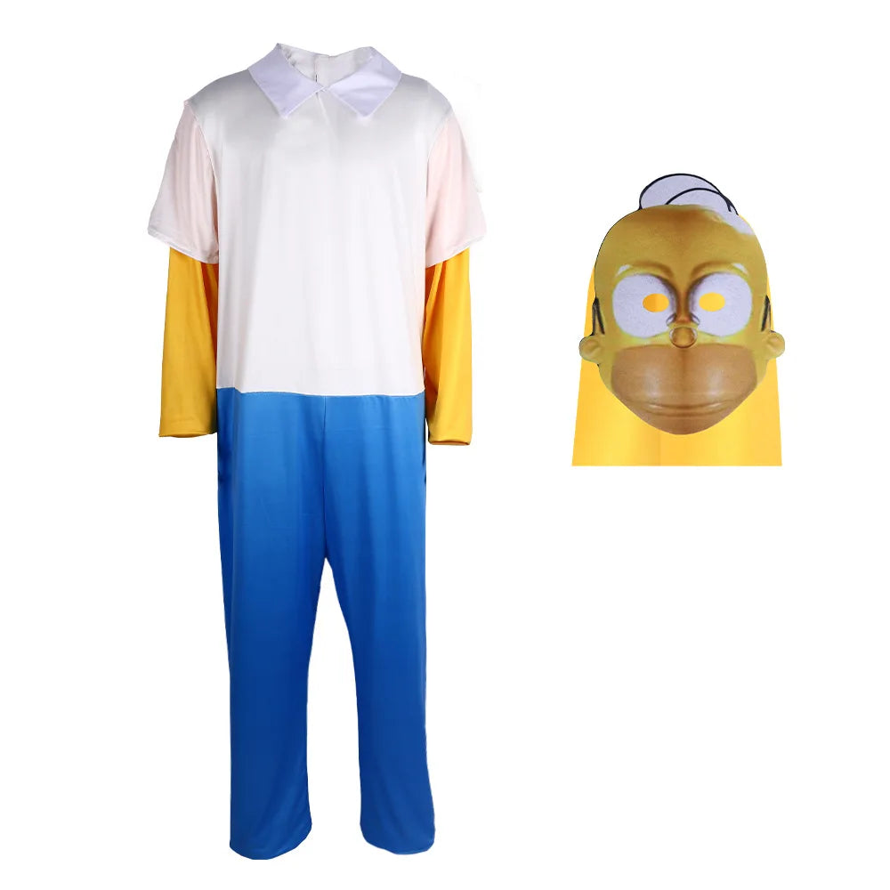 Costume Famille Simpson - Homer, Marge, Bart, Lisa, Maggie