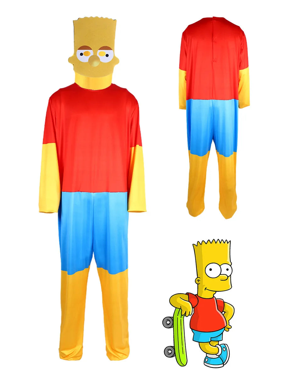 Costume Famille Simpson - Homer, Marge, Bart, Lisa, Maggie