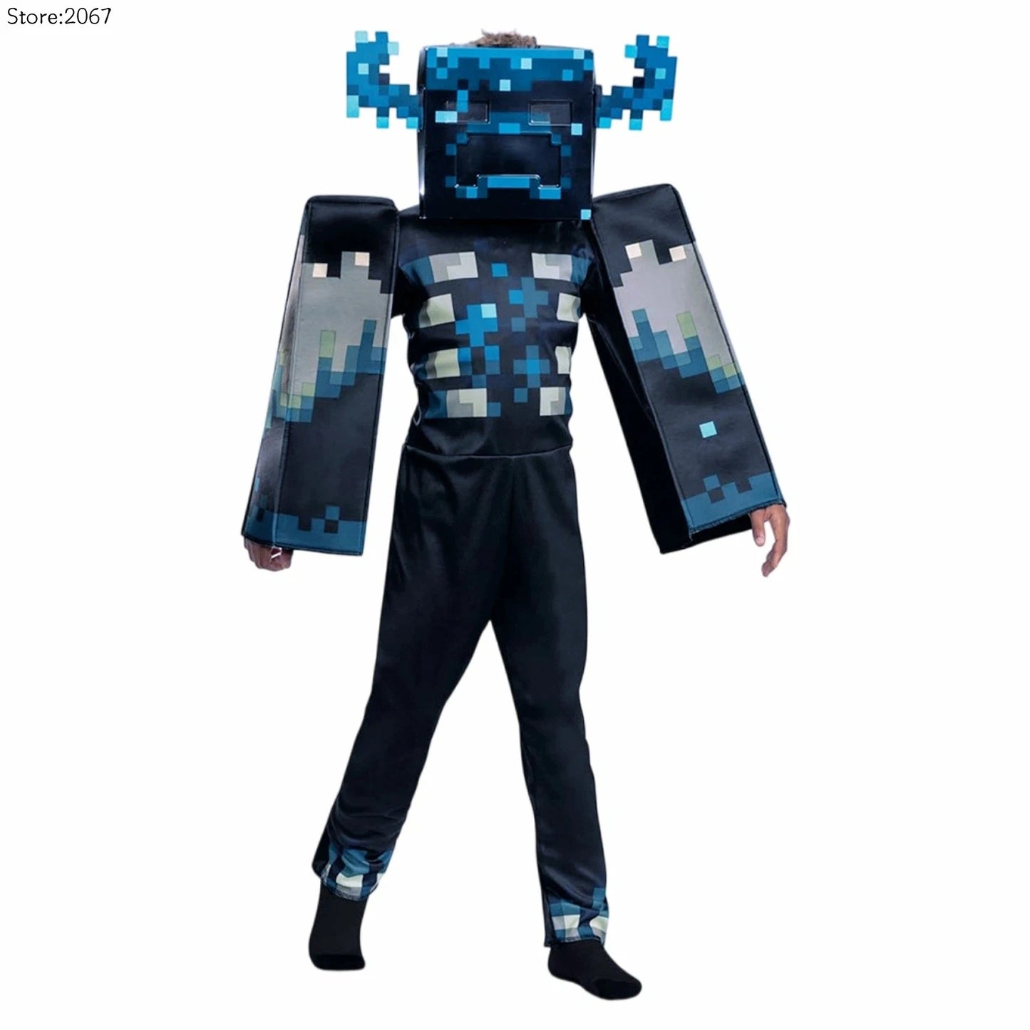 Déguisement Minecraft Enfant - Combinaison et Cagoule