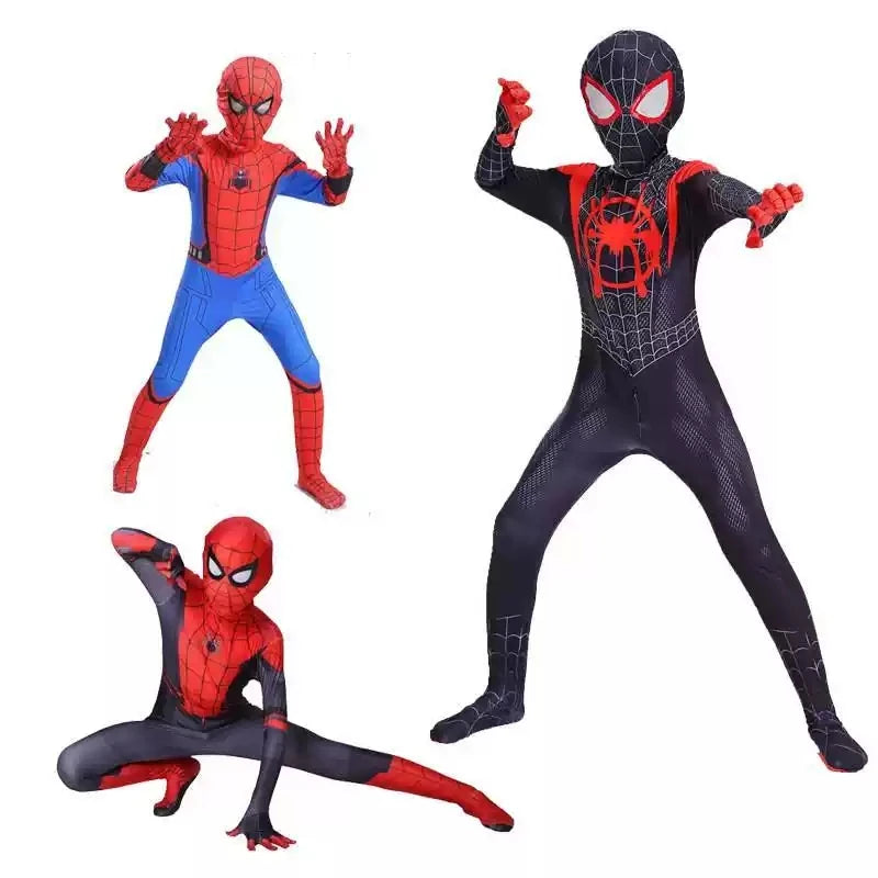 Costume Spider-Man Enfant - 6 Designs (Miles Morales, Gwen...)