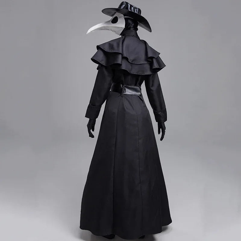 Robe Médecin de la Peste - Cape à Capuche jusqu'au 5XL