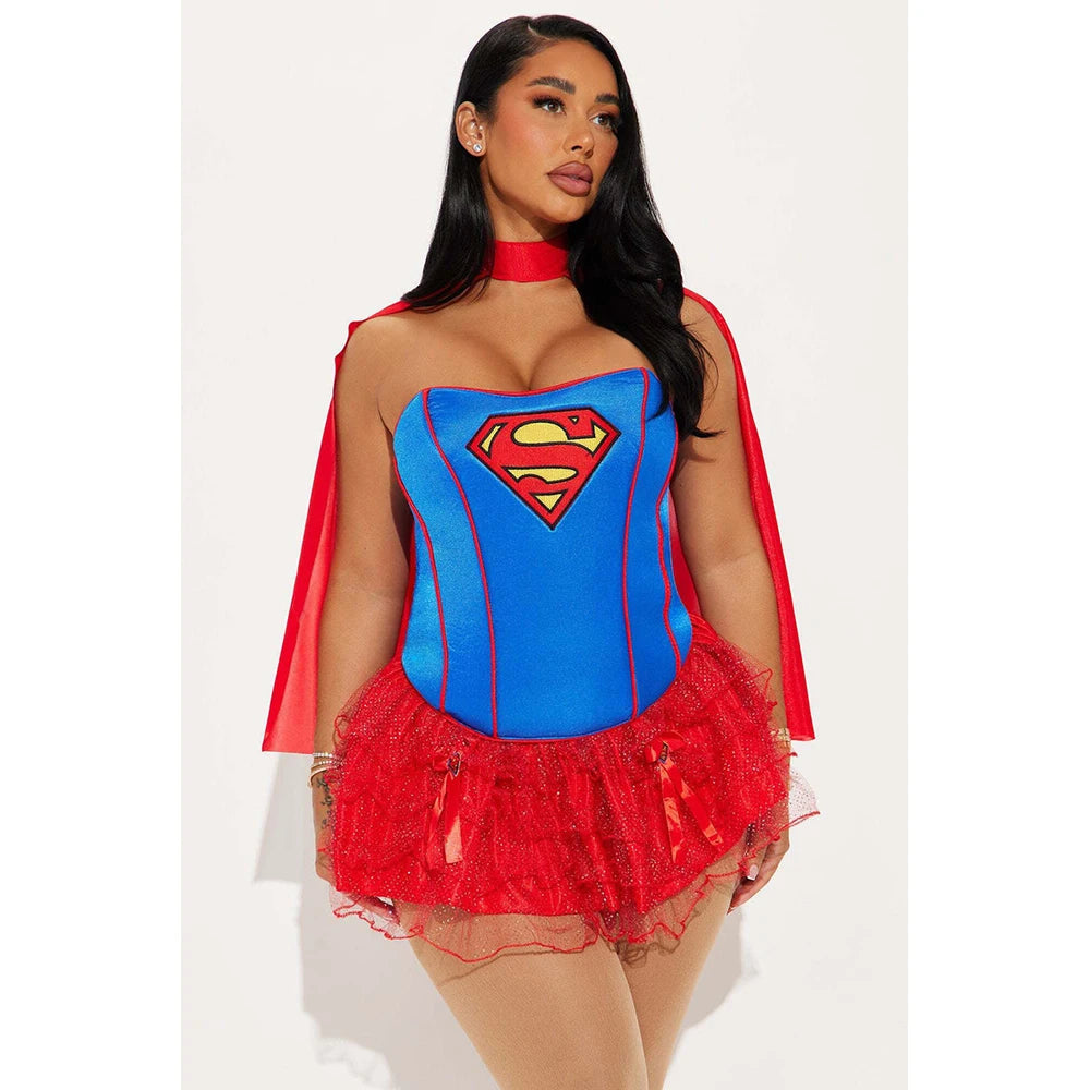 Costume Supergirl Femme - Robe avec Cape