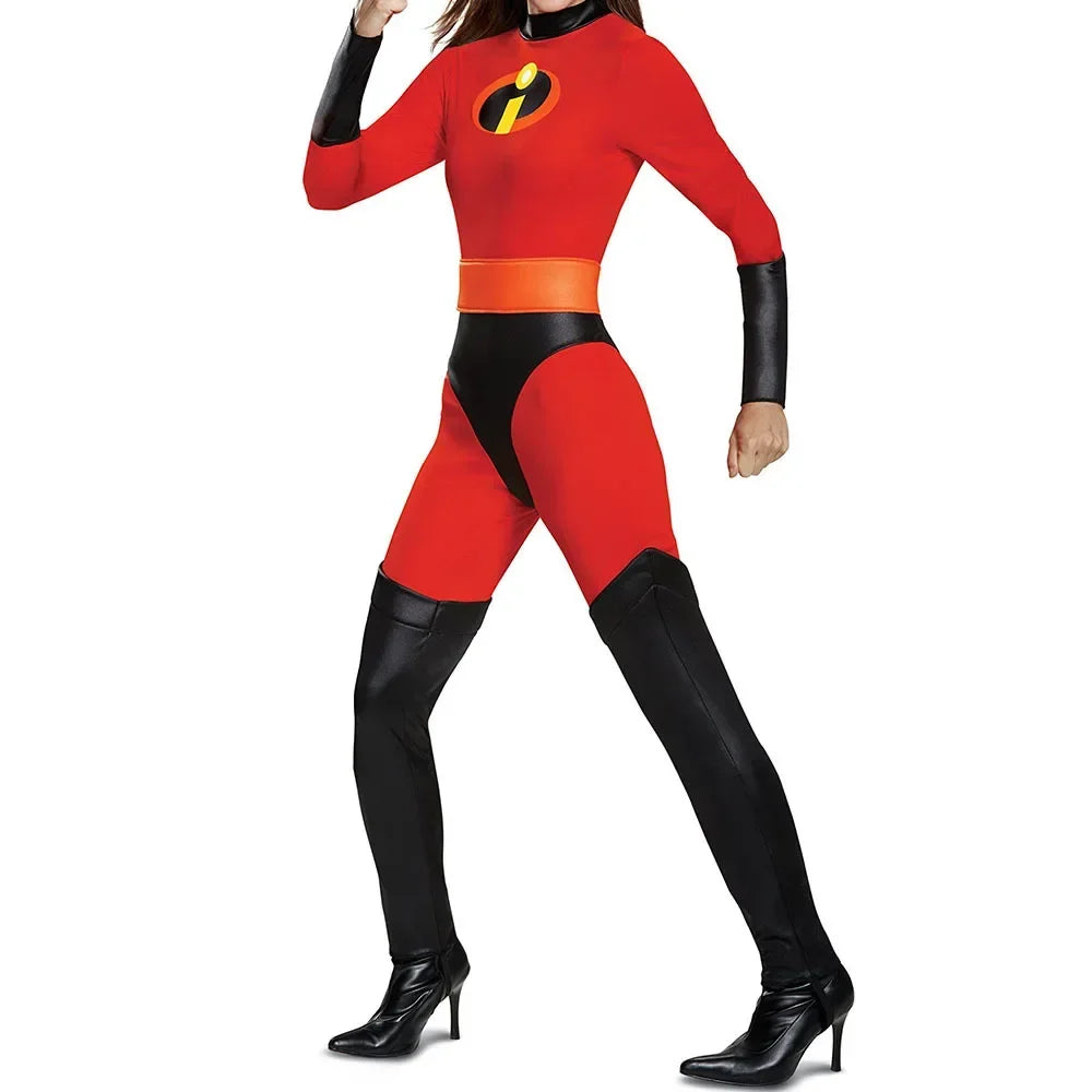 Costume Les Indestructibles Enfant - Combinaison Rouge et Masque
