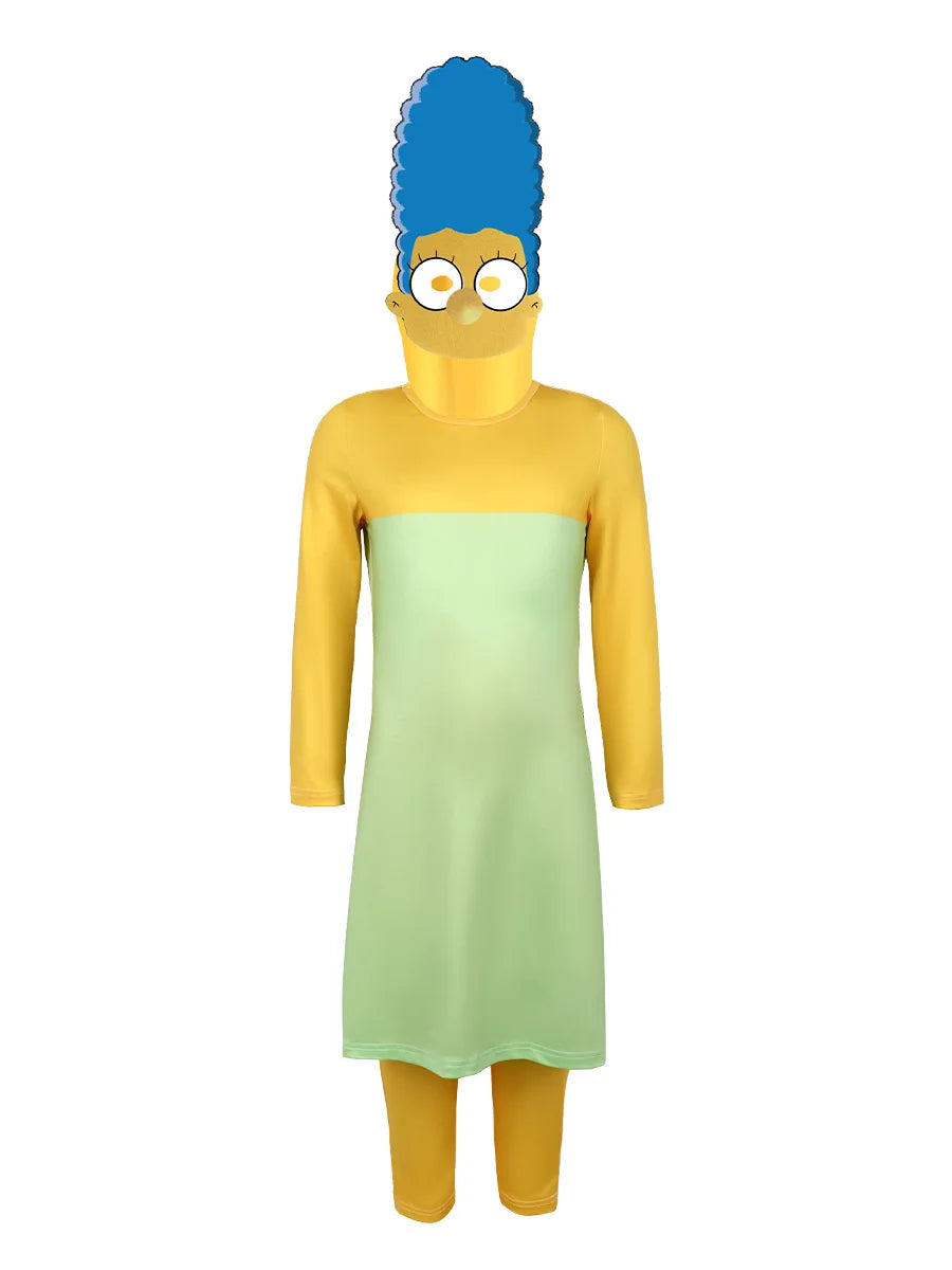 Costume Famille Simpson - Homer, Marge, Bart, Lisa, Maggie
