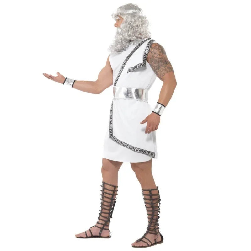 Costume Toga Grecque Zeus & Héra - Dieu et Déesse de l'Olympe